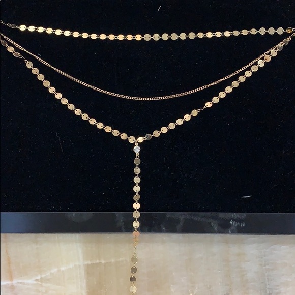 NECKLACE - MULTI LAYER GOLD - SHIMMERING & SEXY - Picture 5 of 8